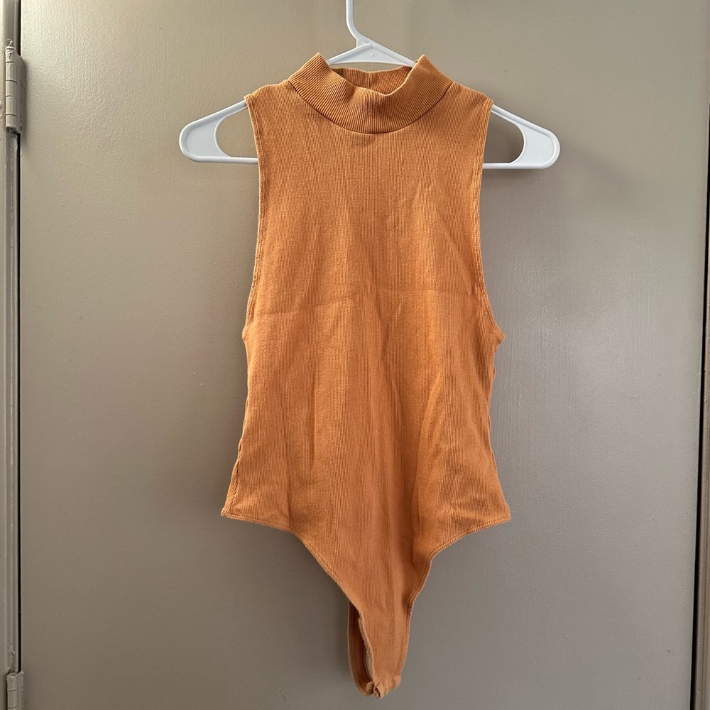 American Apparel mock neck bodysuit